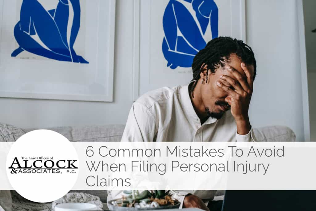 common mistakes personal injury claim