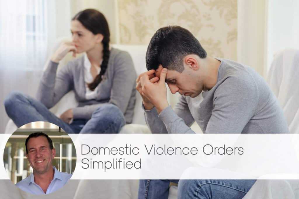 domestic violence orders, peaceful contact order, stay-away order